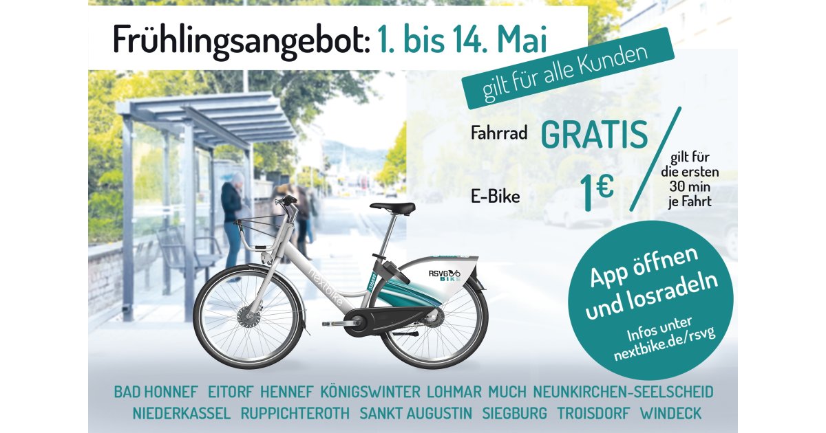 RSVG-Bike Frühlingsangebot | Gemeinde Ruppichteroth