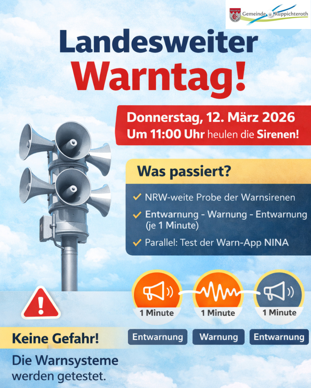 Landesweiter Warntag 12.03.2026