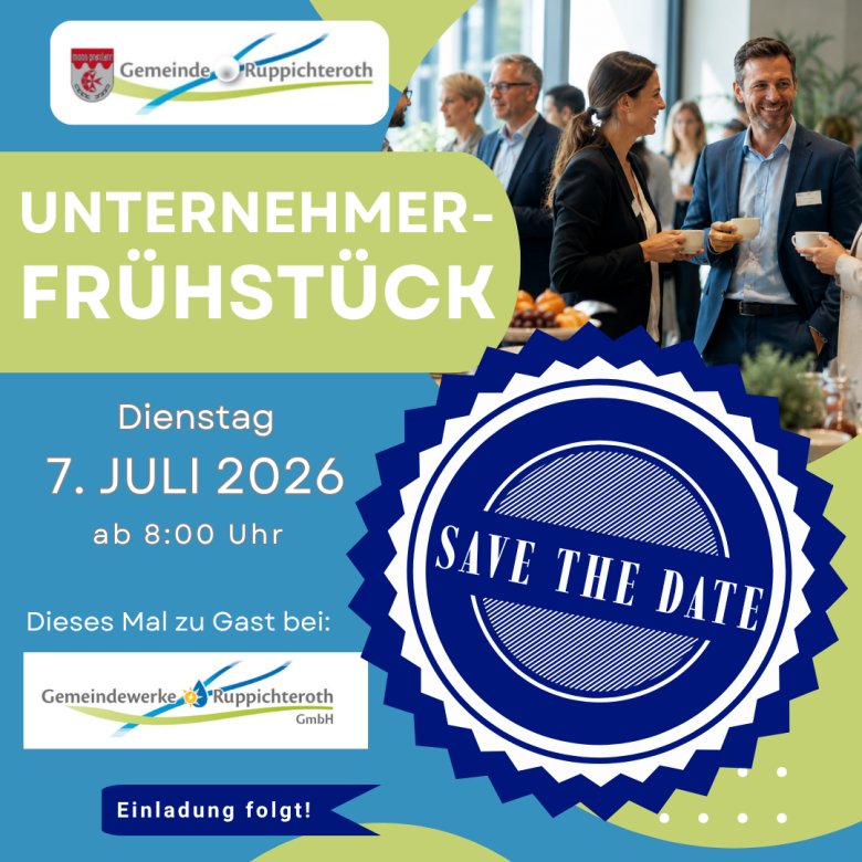 Unternehmerfrühstück Save the Date - 1